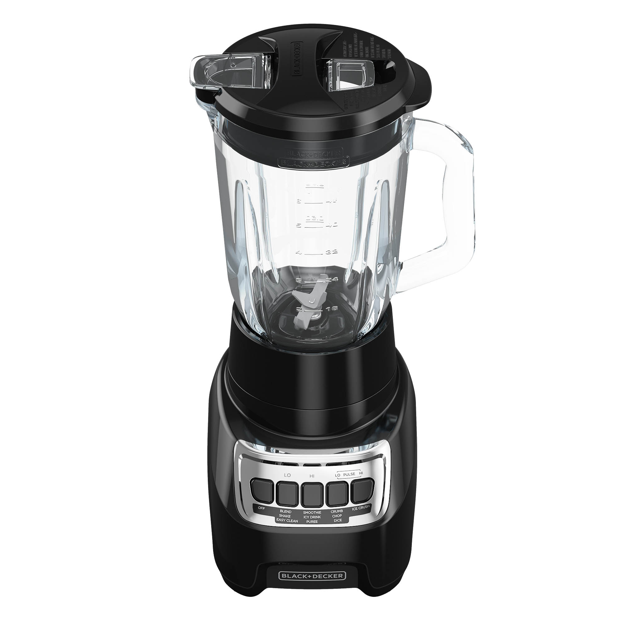 PowerCrush Multi Function Blender with 6 Cup Glass Jar Black